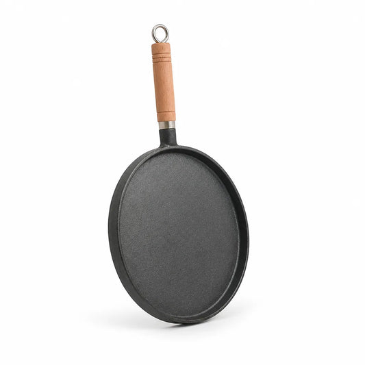 Cast Iron Frying Pan with Composite Multilayer Base