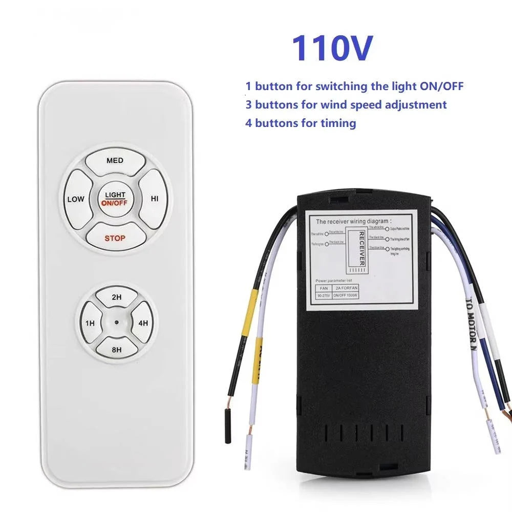 Ceiling Fan Controller App & RF Remote 3-Speed Dimmable