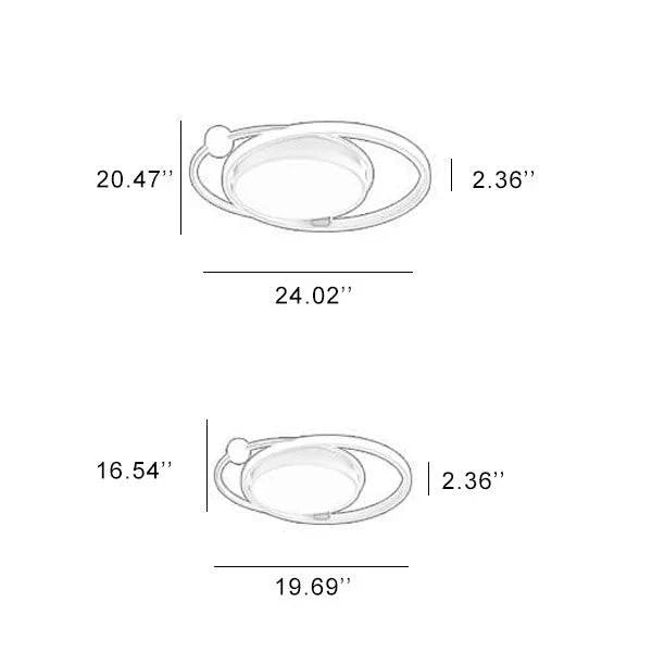 Ceiling Light Round LED Flush Mount