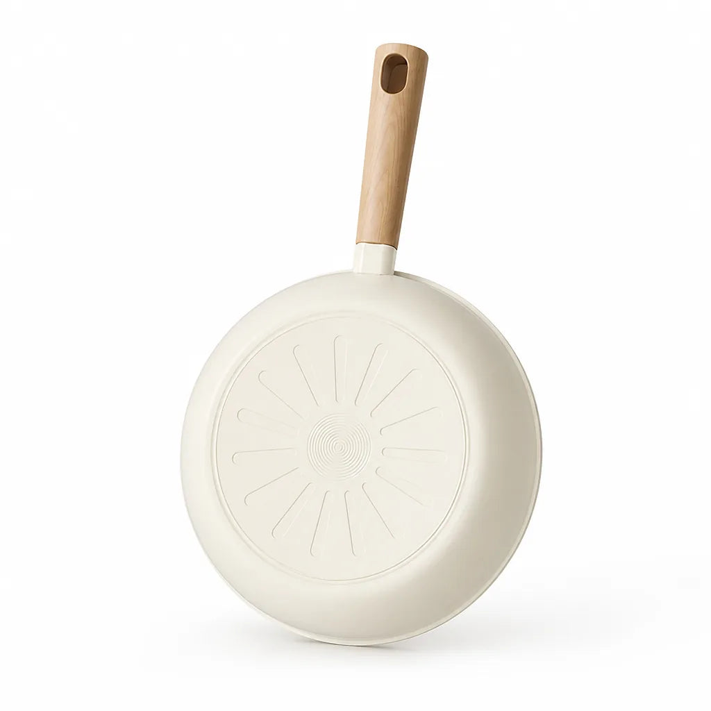 Ceramic Pot Non-Stick Tempered Glass Lid