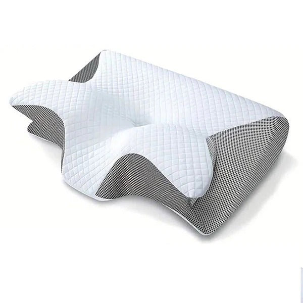Cervical Memory Foam Pillow Ergonomic Butterfly Cooling Breathable Cover
