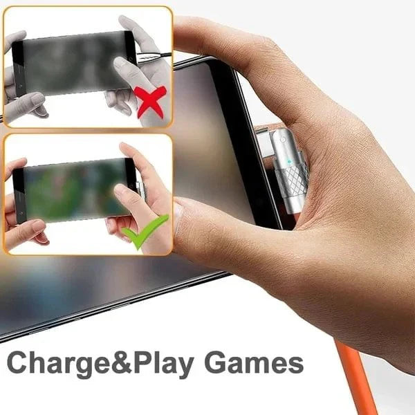 Charging Cable 180° Swivel Multi-Tip Fast Charging