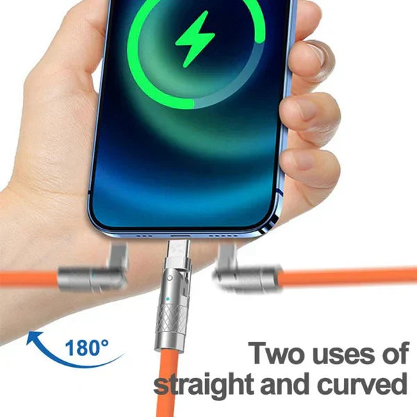 Charging Cable 180° Swivel Multi-Tip Fast Charging