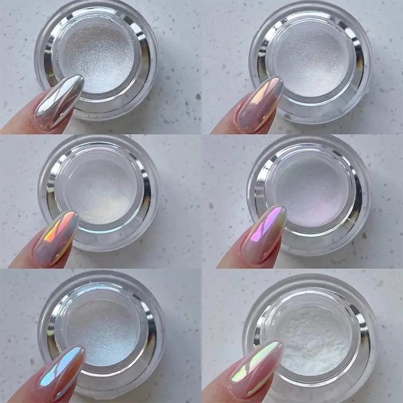 Chrome Nail Powder Mirror-Like Shine Set of 2