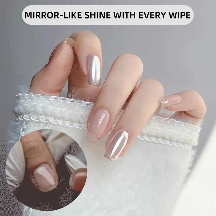 Chrome Nail Powder Mirror-Like Shine Set of 2
