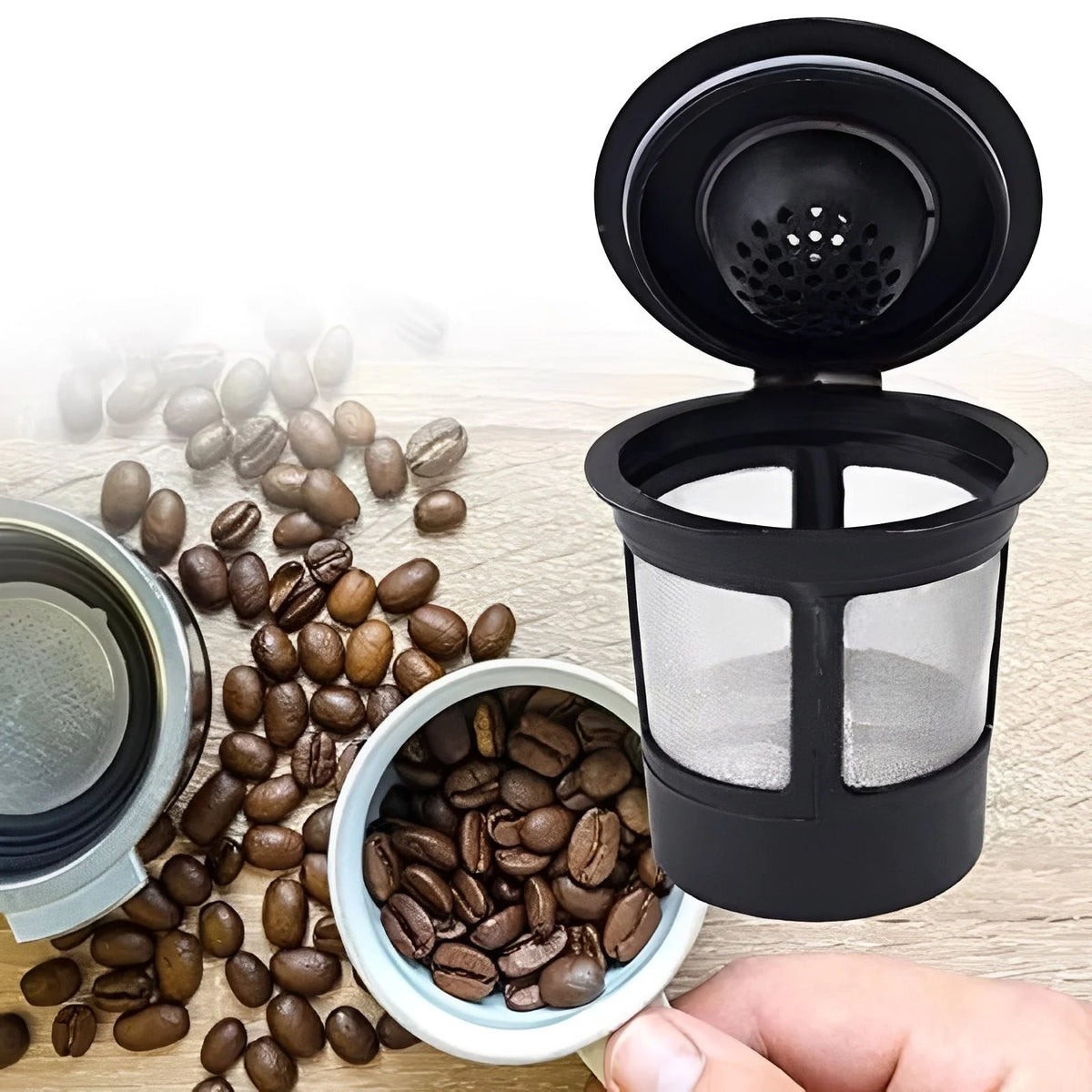 Coffee Capsules Refillable Stainless Steel Micro-Hole Three Pack