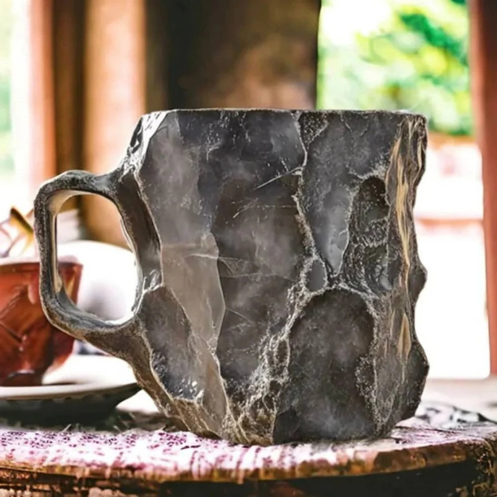 Coffee Mug Mineral Glass Crystal Clarity Comfortable Handle