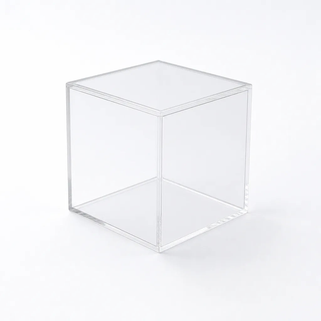 Colorful Transparent Square Acrylic Display Box (For Jewelry & Collectibles)