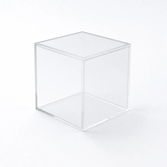 Colorful Transparent Square Acrylic Display Box (For Jewelry & Collectibles)