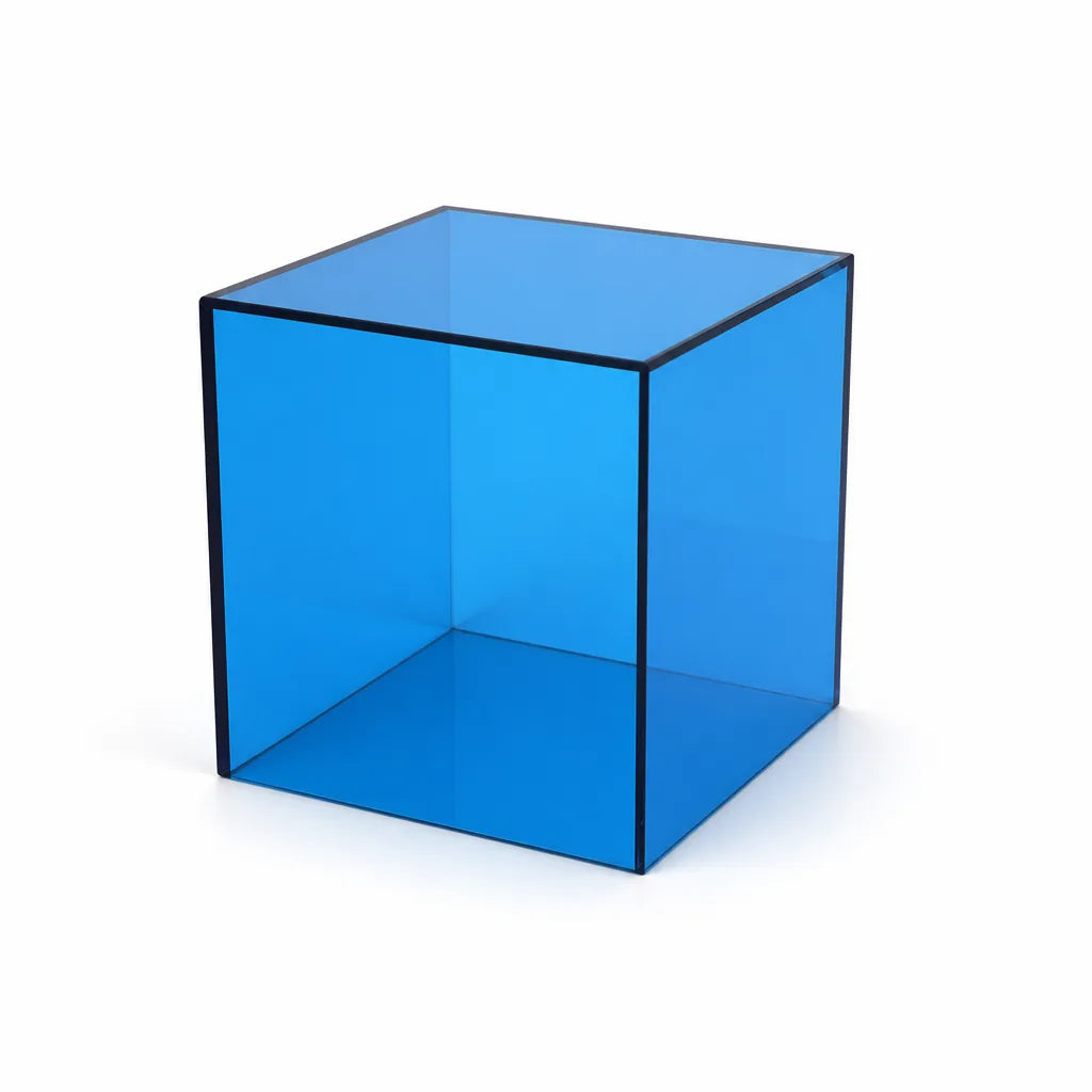 Colorful Transparent Square Acrylic Display Box (For Jewelry & Collectibles)