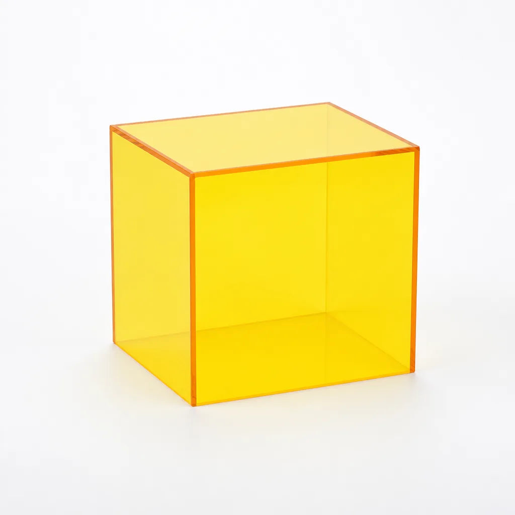 Colorful Transparent Square Acrylic Display Box (For Jewelry & Collectibles)