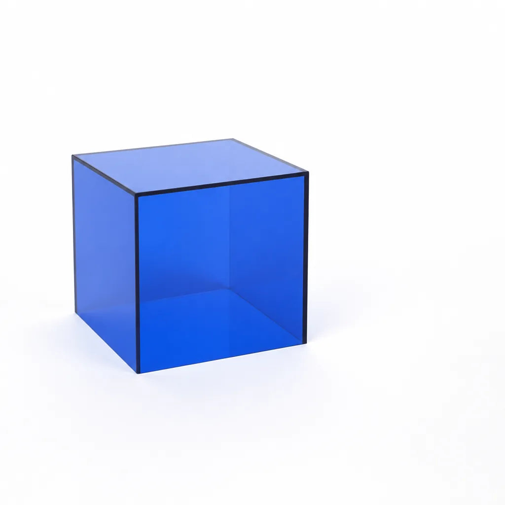 Colorful Transparent Square Acrylic Display Box (For Jewelry & Collectibles)