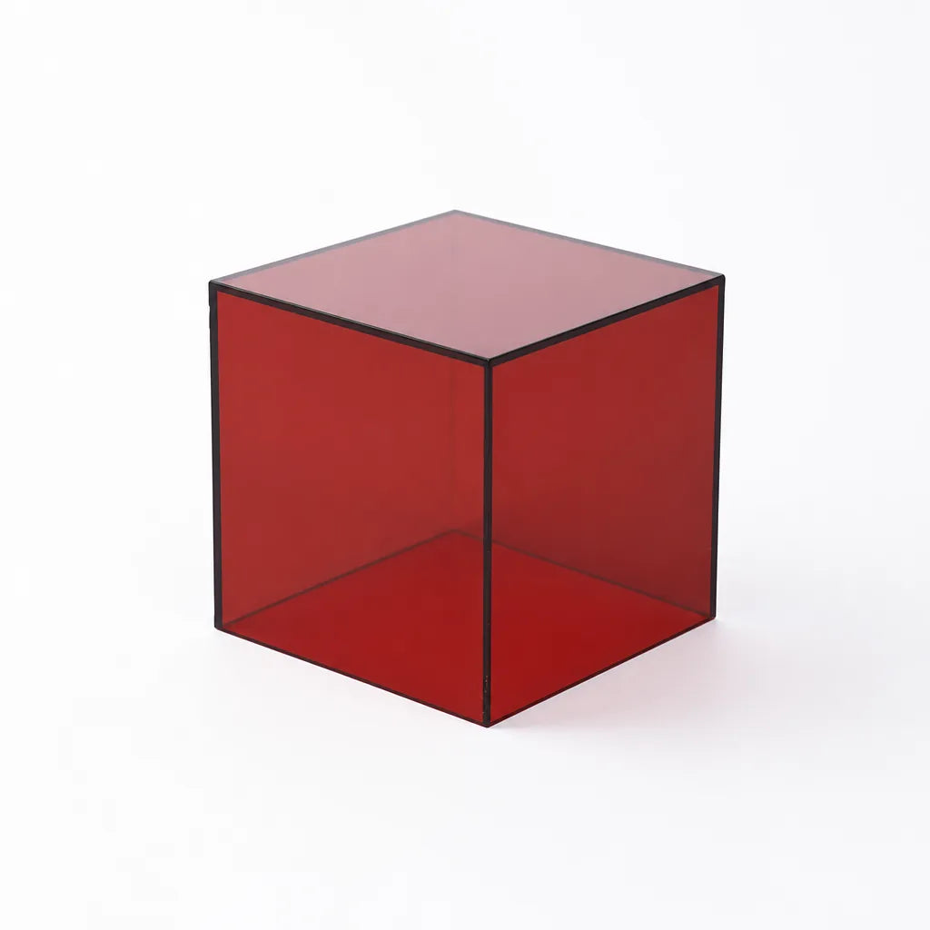 Colorful Transparent Square Acrylic Display Box (For Jewelry & Collectibles)