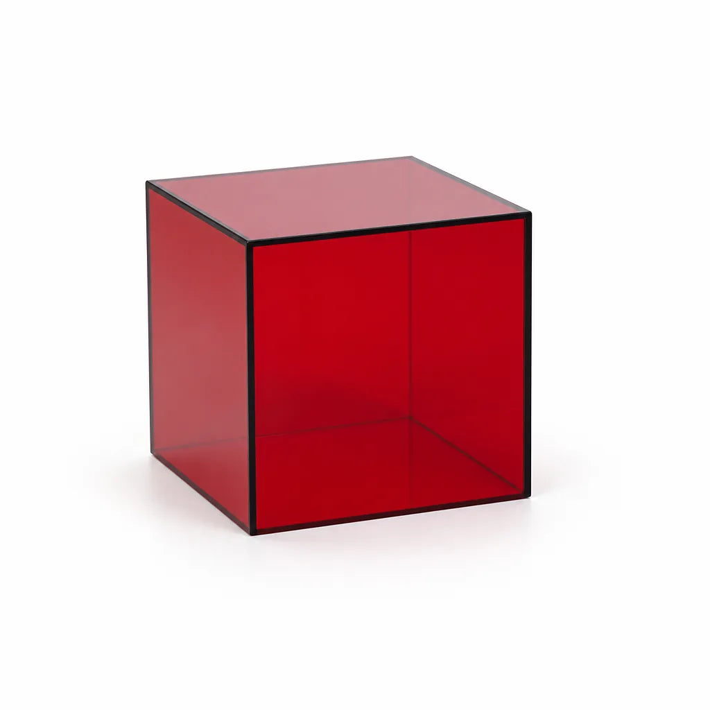 Colorful Transparent Square Acrylic Display Box (For Jewelry & Collectibles)