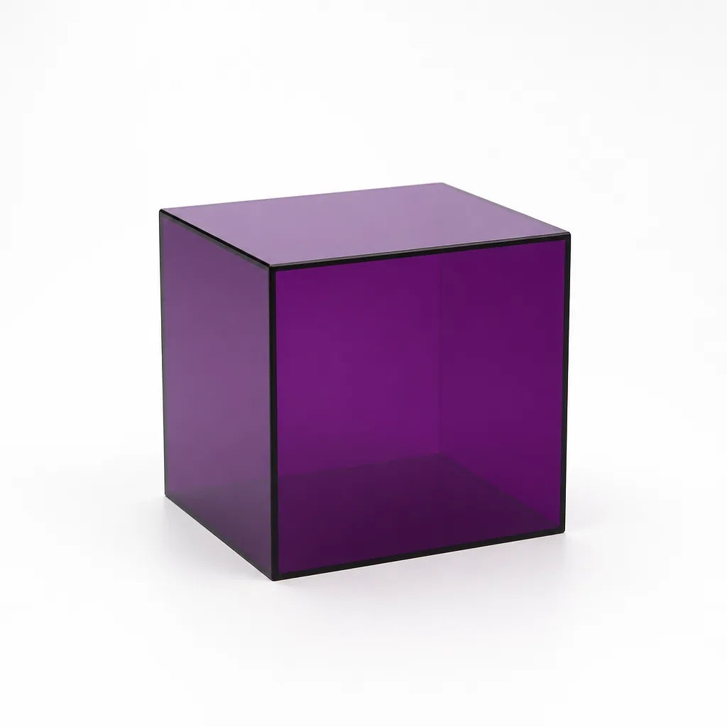 Colorful Transparent Square Acrylic Display Box (For Jewelry & Collectibles)