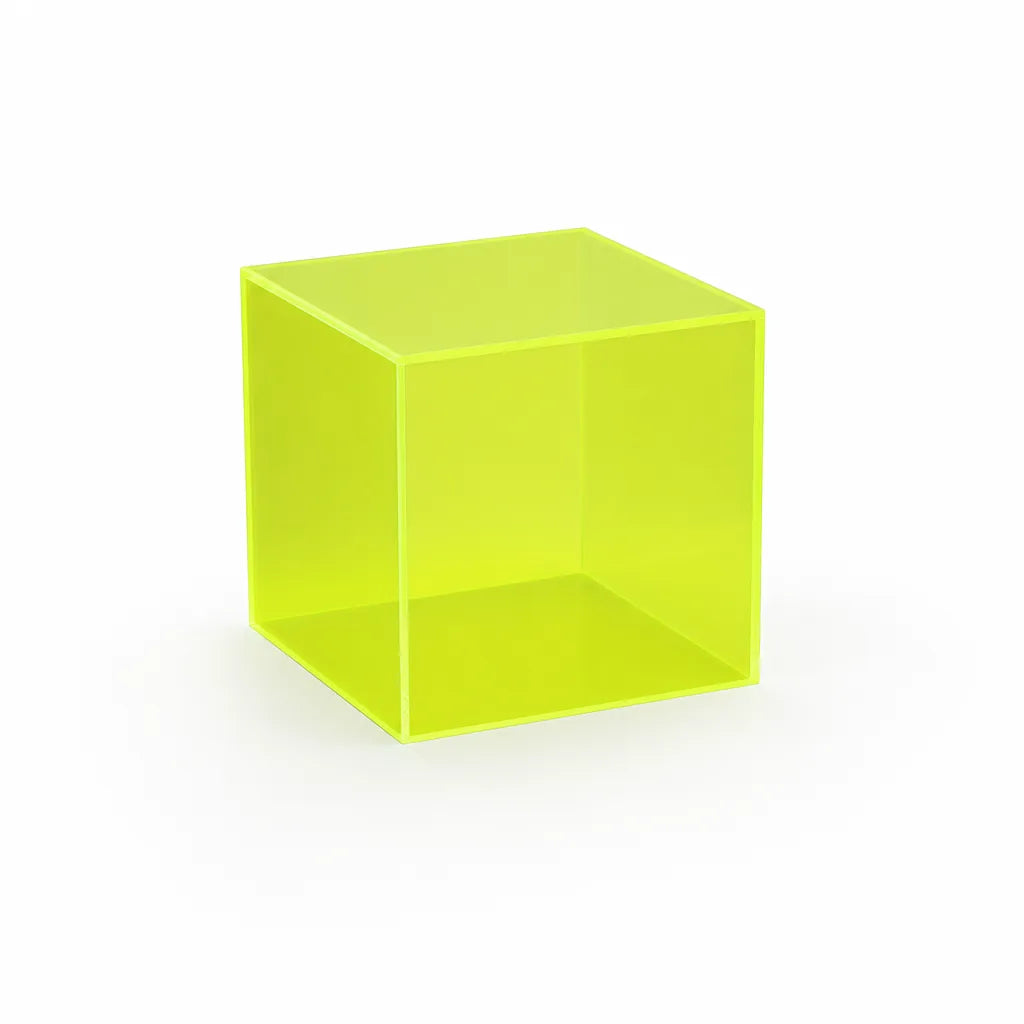 Colorful Transparent Square Acrylic Display Box (For Jewelry & Collectibles)