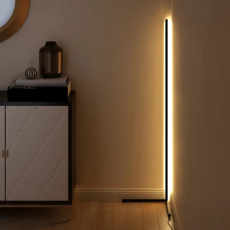 Corner Floor Lamp Dimmable LED & Remote Control