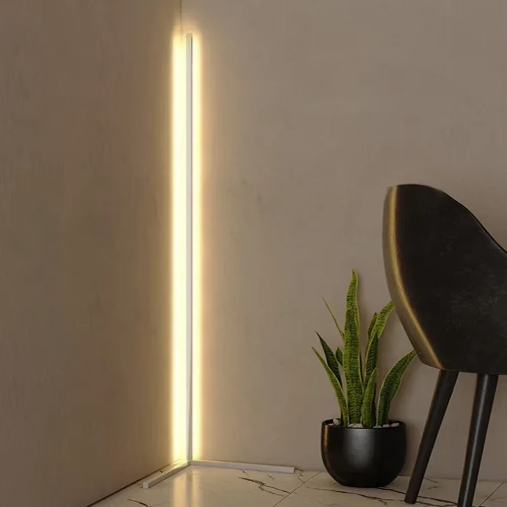 Corner Floor Lamp Dimmable LED & Remote Control