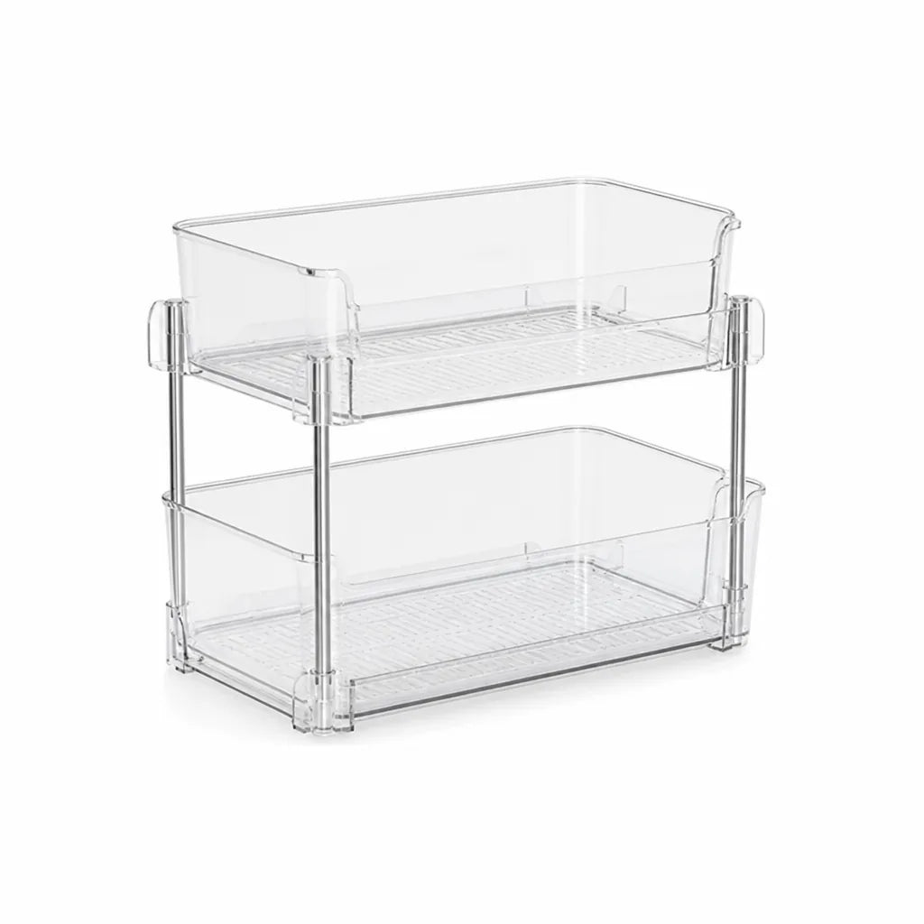 Cosmetics Storage Box Transparent Stackable Moisture-Resistant