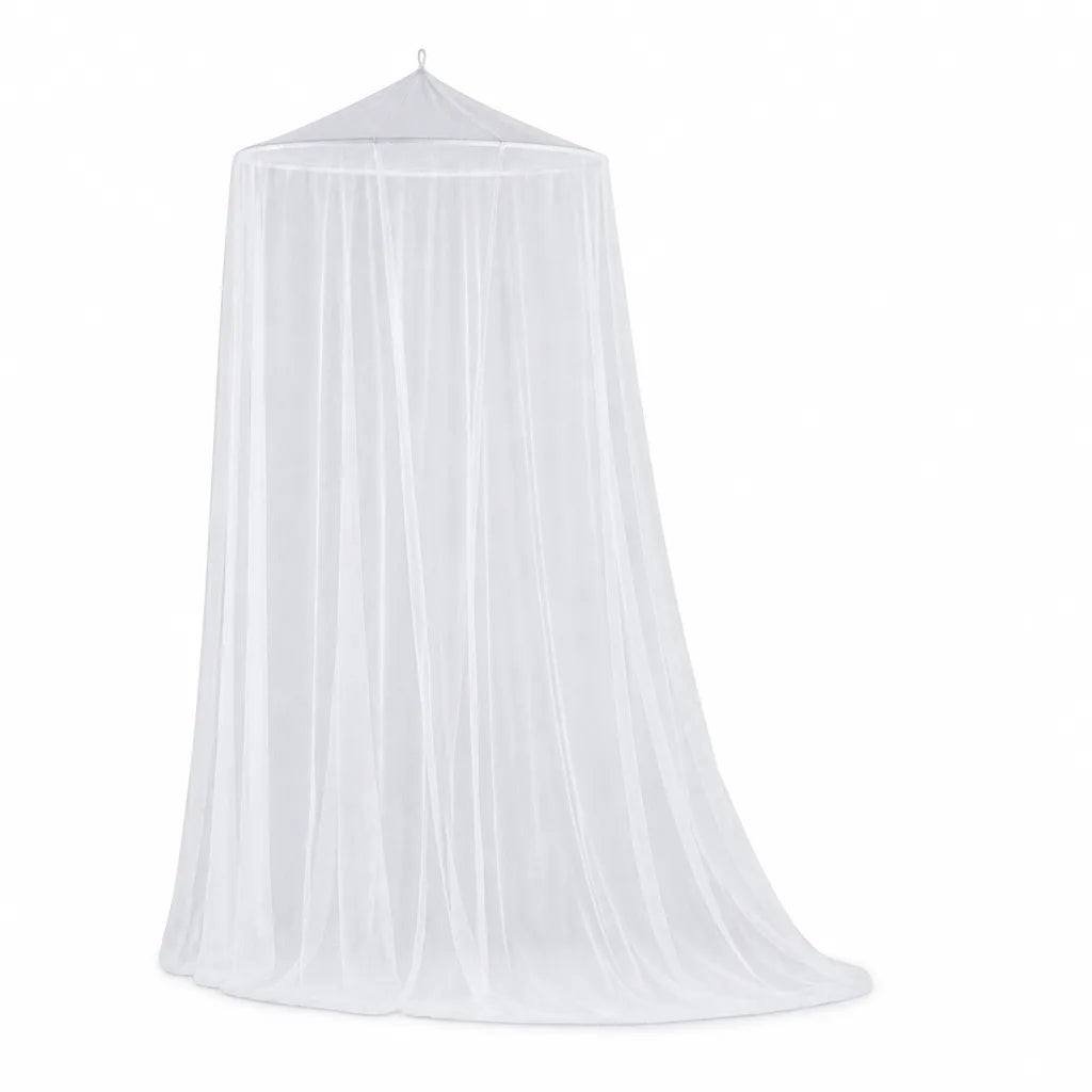 Cotton Hanging Canopy Bed Mosquito Net (Machine-Washable)