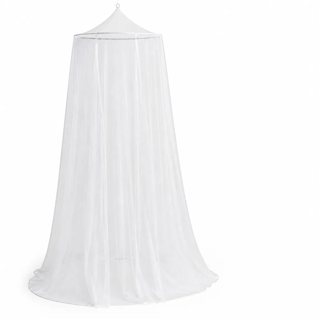 Cotton Hanging Canopy Bed Mosquito Net (Machine-Washable)