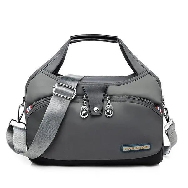 Crossbody Bag Five Zippered Compartments Hidden Anti-Theft Pocket