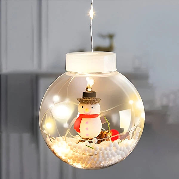 Curtain String Lights 10 LED Ornament Balls Connectable
