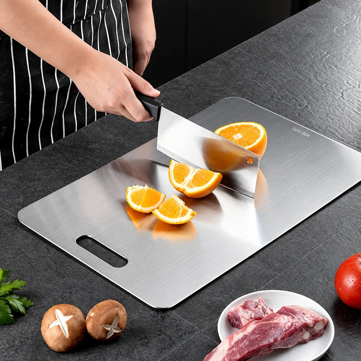 Cutting Board Titanium-Coated Antibacterial & BPA-Free