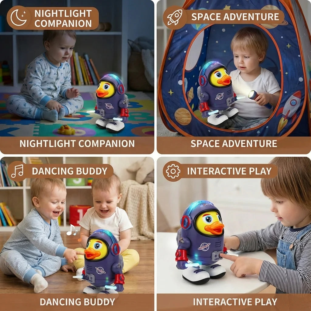 Dancing Duck Toy Battery Operated Music & Dancing