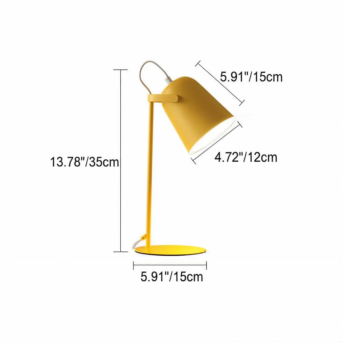 Desk Lamp Glare-Free Adjustable Tilt & Rotating Shade