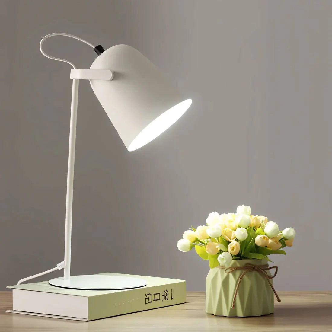 Desk Lamp Glare-Free Adjustable Tilt & Rotating Shade