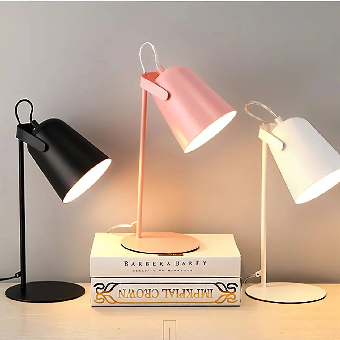 Desk Lamp Glare-Free Adjustable Tilt & Rotating Shade