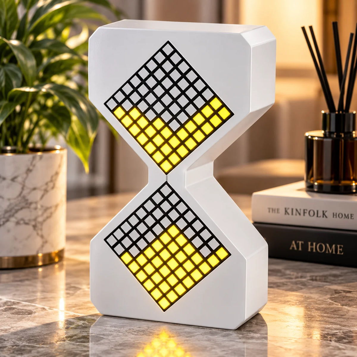 Desk Timer LED Hourglass Silent 1 To 30 Minutes
