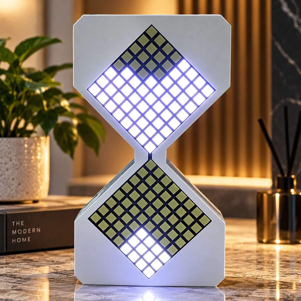 Desk Timer LED Hourglass Silent 1 To 30 Minutes