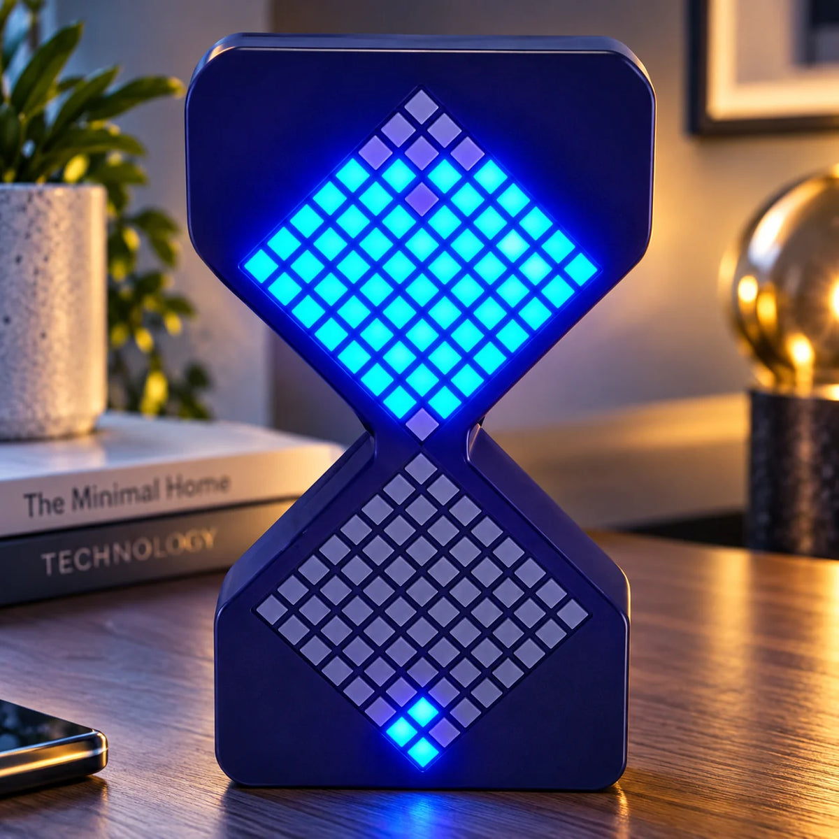Desk Timer LED Hourglass Silent 1 To 30 Minutes