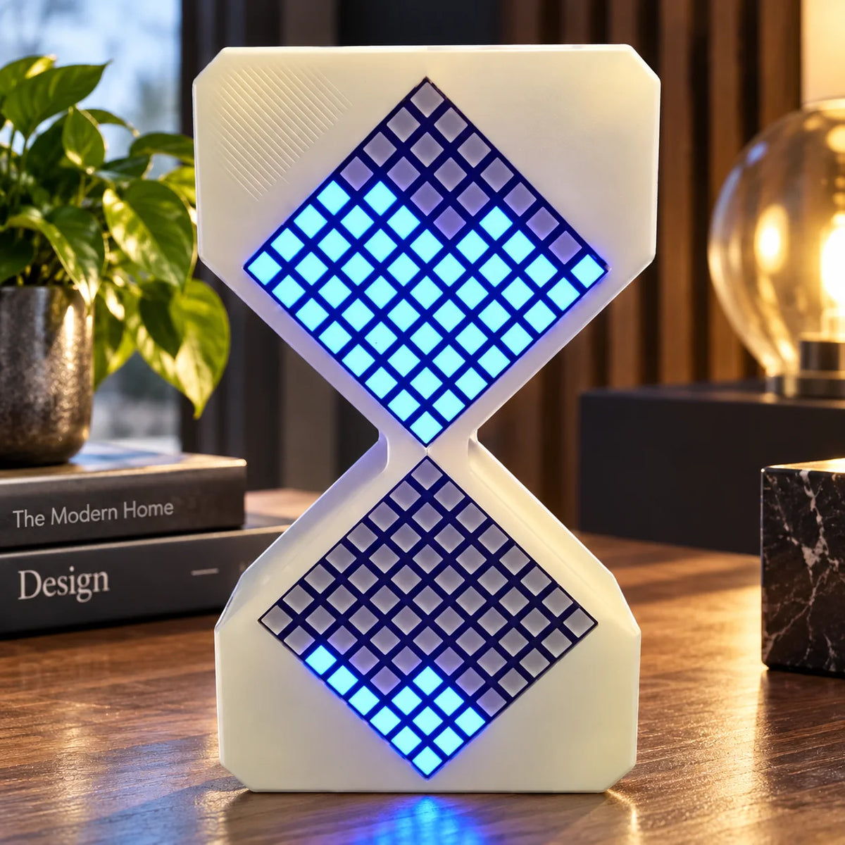 Desk Timer LED Hourglass Silent 1 To 30 Minutes