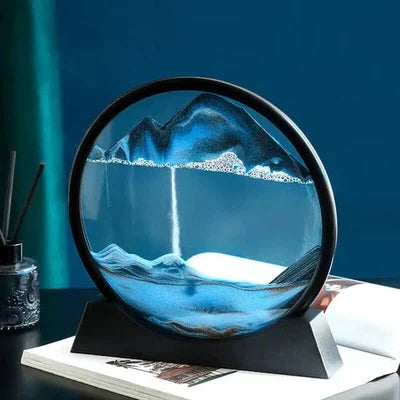 Desktop Sand Art Display Manual Rotation No Batteries