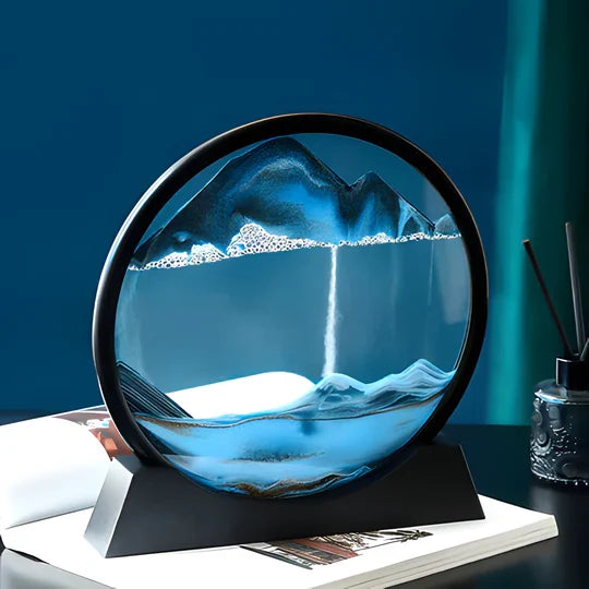 Desktop Sand Art Evolving Landscape Motion