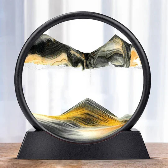Desktop Sand Art Evolving Landscape Motion