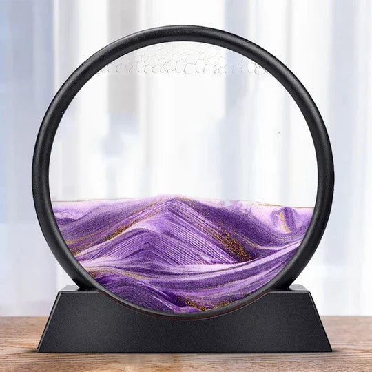 Desktop Sand Art Evolving Landscape Motion