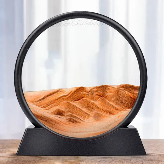 Desktop Sand Art Evolving Landscape Motion