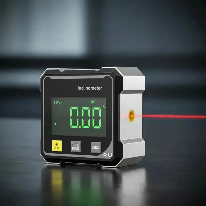 Digital Angle Finder Laser Line Magnetic Base USB Rechargeable