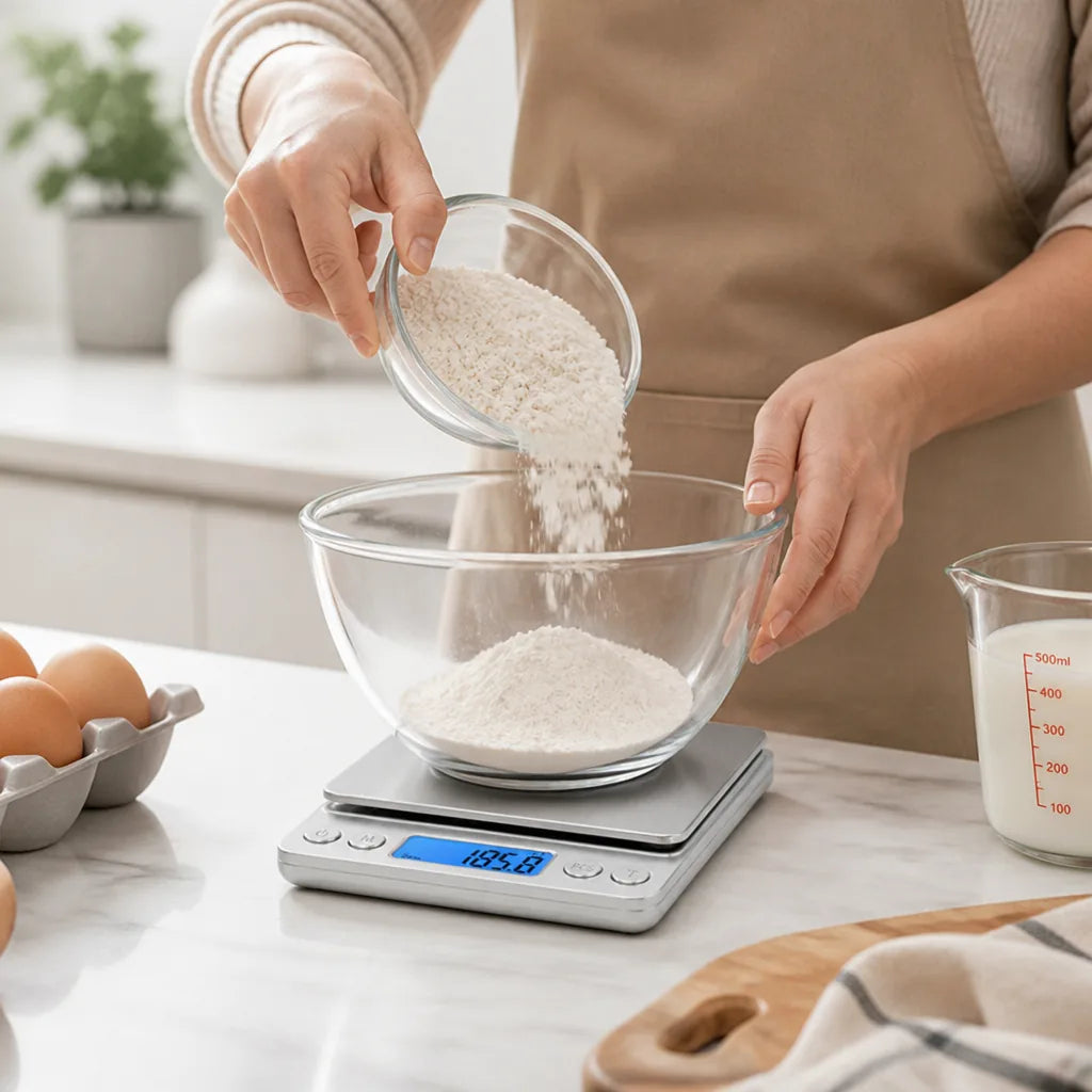 Digital Kitchen Scale High-Precision Sensor LCD Display & Tare