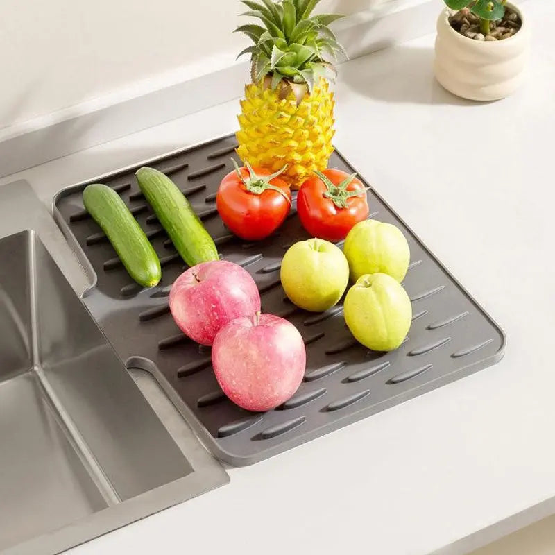 Dish Drying Mat Heat-Resistant & Quick-Drying Silicone