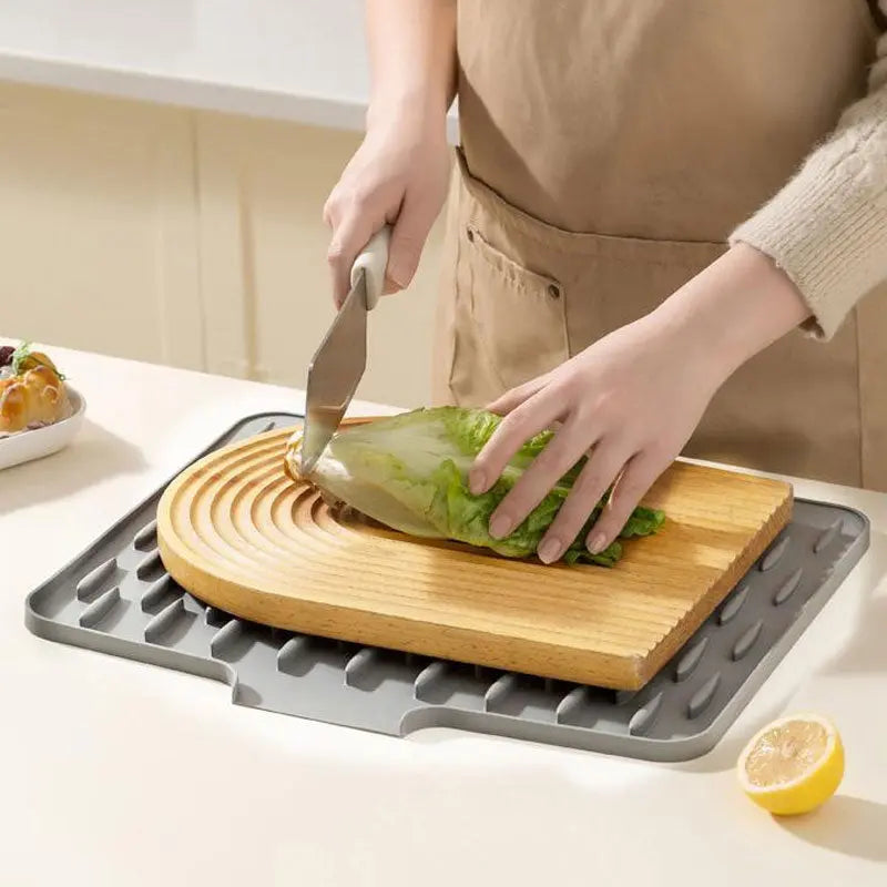 Dish Drying Mat Heat-Resistant & Quick-Drying Silicone