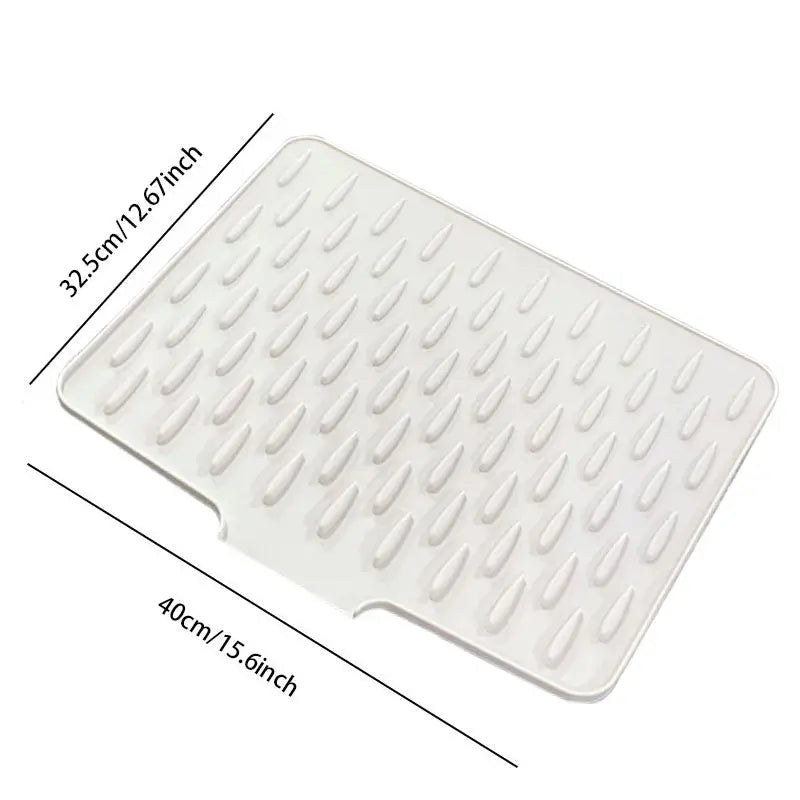 Dish Drying Mat Heat-Resistant & Quick-Drying Silicone