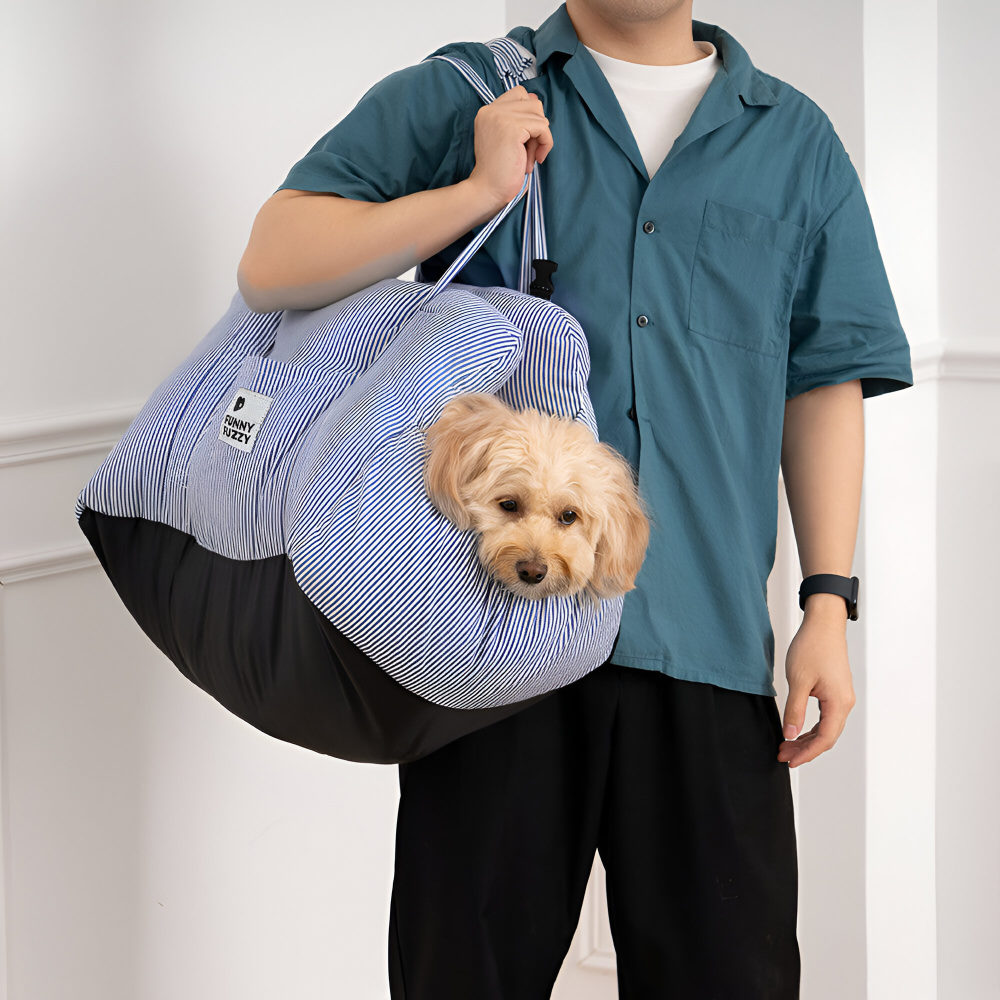 Dog Car Seat Elevated Padded Seatbelt Attachment