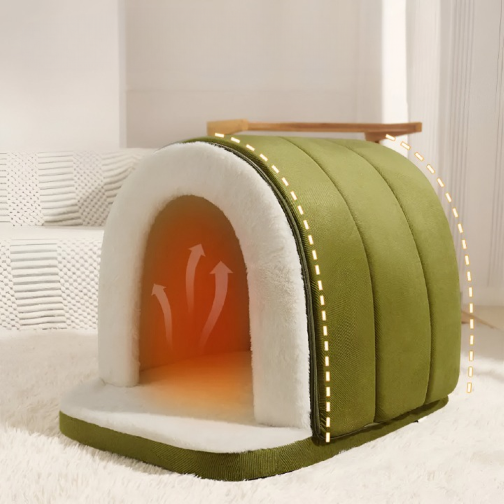 Dog & Cat Bed Convertible Orthopedic Plush Washable Cover