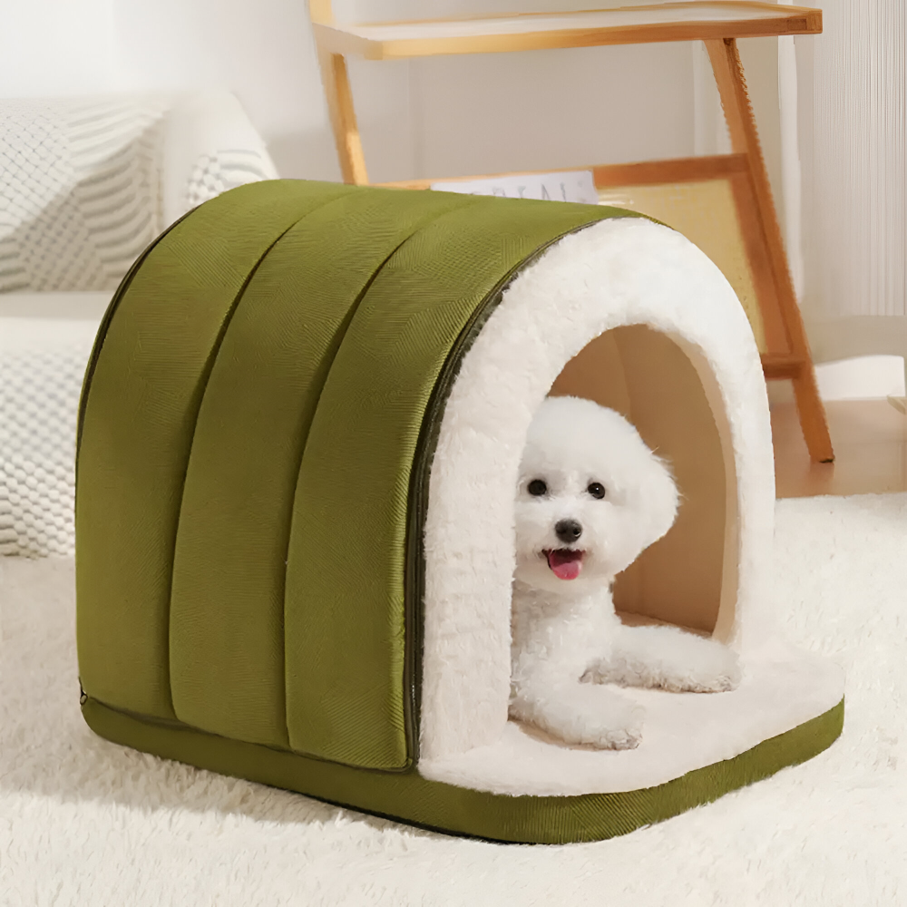 Dog & Cat Bed Convertible Orthopedic Plush Washable Cover