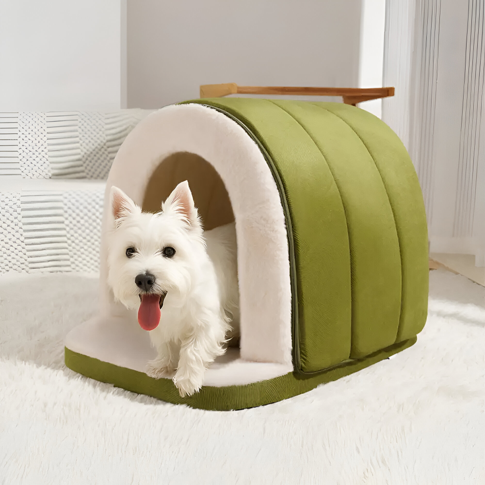 Dog & Cat Bed Convertible Orthopedic Plush Washable Cover